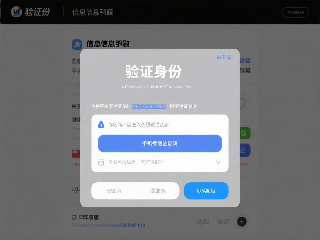 验证身份：提交信息后，平台会通过邮箱或短信发送验证